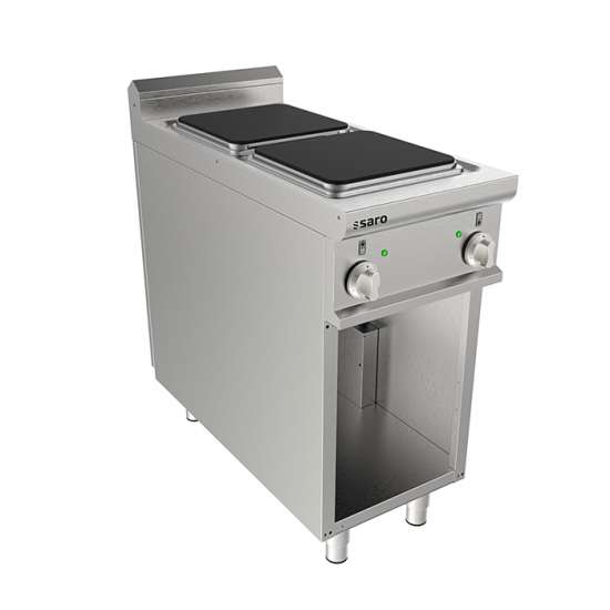 SARO Elektrisch Kooktoestel met 2 kookplaten op onderbouw - LQ / CQE2BA